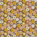 Groovy Garden Flowers 5 Fabric - ineedfabric.com