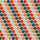 Groovy Mood Circle Fabric - ineedfabric.com