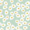 Groovy Retro Daisies 5 Fabric - ineedfabric.com
