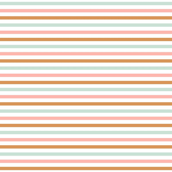 Groovy Smiley Stripes Fabric - ineedfabric.com