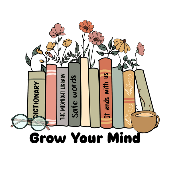 Grow Your Mind Fabric Panel - ineedfabric.com