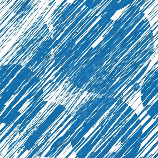 Grunge Circles Fabric - Blue - ineedfabric.com