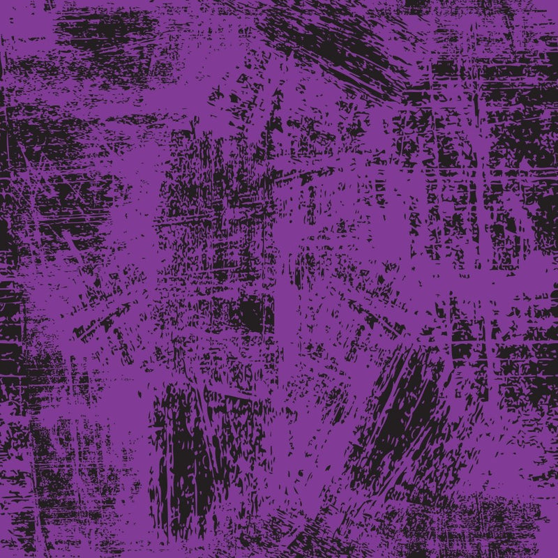 Grunge Fabric - Black on Grape - ineedfabric.com