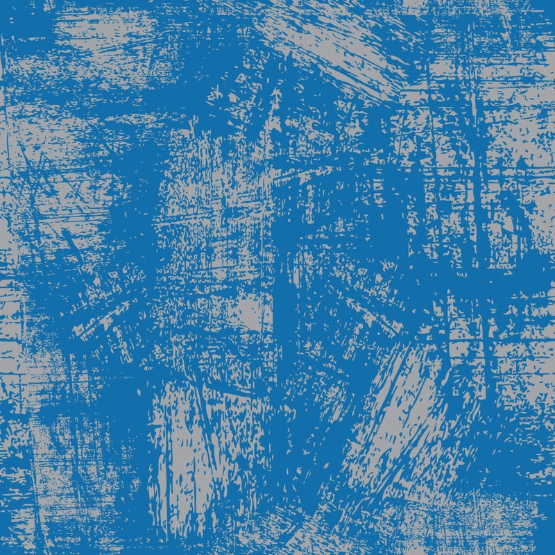Grunge Fabric - Blue on Dusty Gray - ineedfabric.com