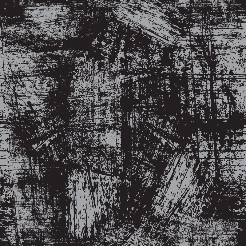 Grunge Fabric - Dusty Gray on Black - ineedfabric.com