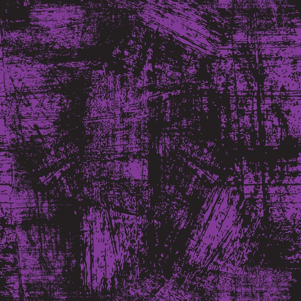Grunge Fabric - Grape on Black - ineedfabric.com