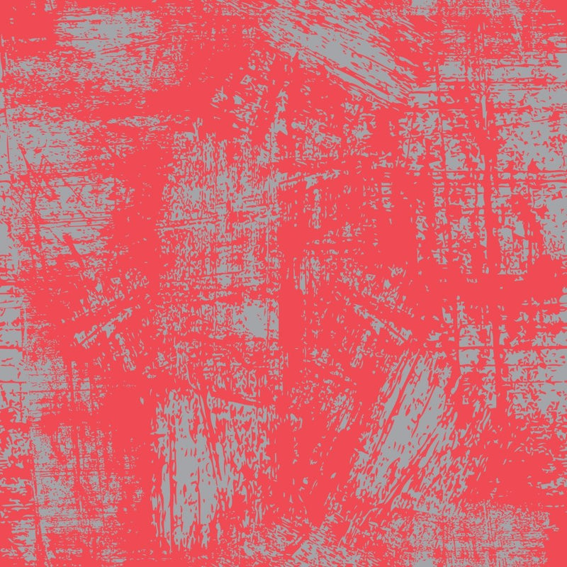 Grunge Fabric - Red on Dusty Gray - ineedfabric.com