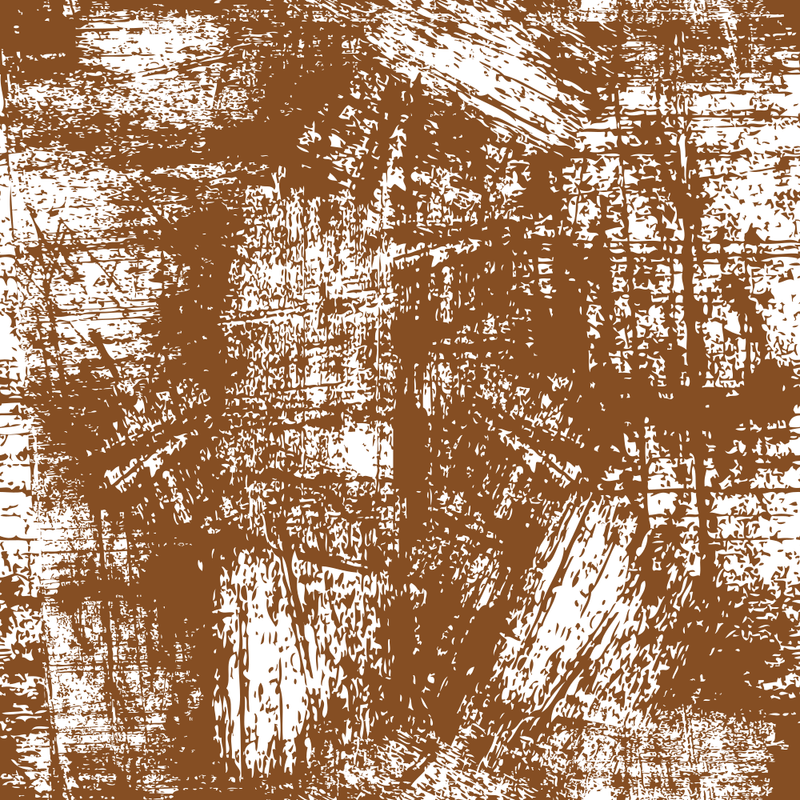 Grunge Fabric - White on Russet - ineedfabric.com