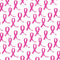Grunge Pink Ribbon Breast Cancer Fabric - ineedfabric.com