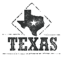 Grunge State of Texas Sign Fabric Panel - ineedfabric.com