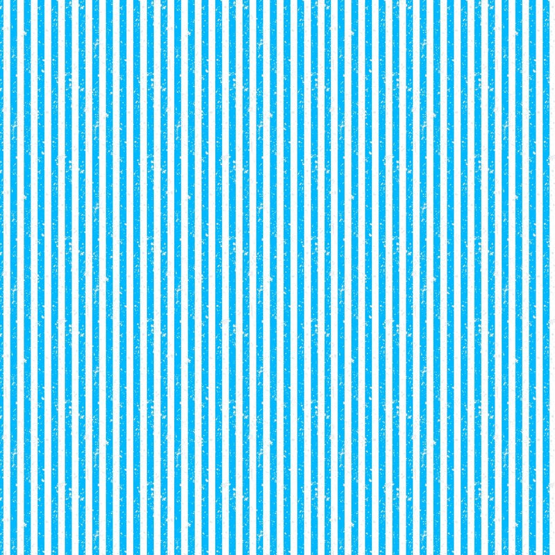 Grunge Vertical Stripes Fabric - Blue - ineedfabric.com