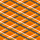 Halloween Criss Cross Fabric - Orange - ineedfabric.com