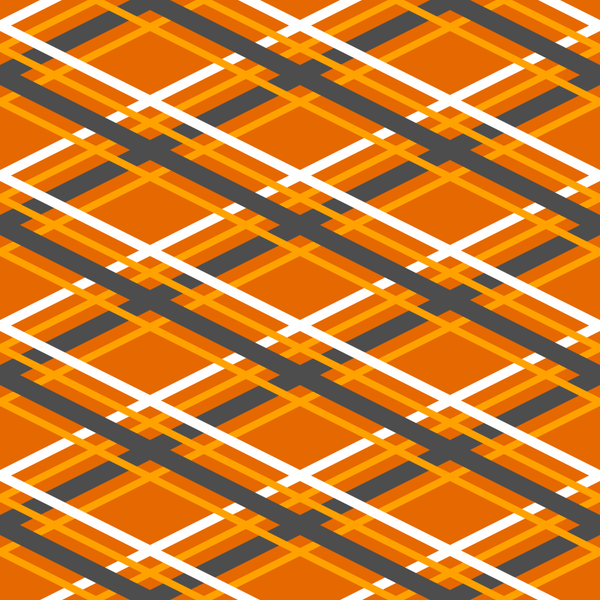 Halloween Criss Cross Fabric - Orange - ineedfabric.com
