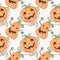 Halloween Pumpkins with Branch Arms Fabric - ineedfabric.com