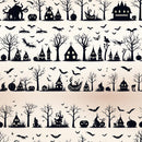 Halloween Silhouettes Pattern 13 Fabric - ineedfabric.com