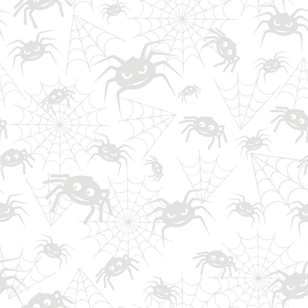 Halloween Spiders and Webs Tone on Tone Fabric - ineedfabric.com