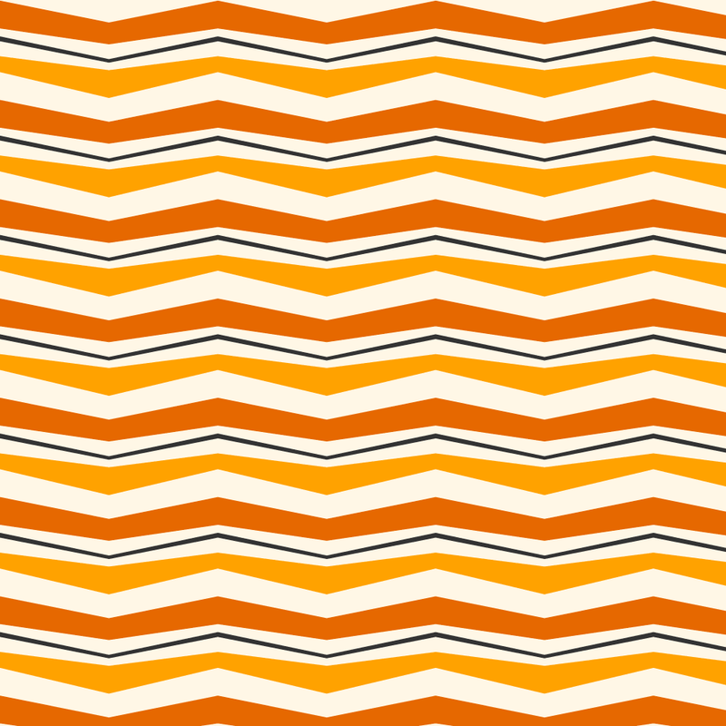 Halloween Vertical Chevron Fabric - Orange - ineedfabric.com