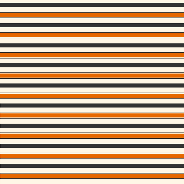 Halloween Vertical Stripes Fabric - Black/Orange - ineedfabric.com
