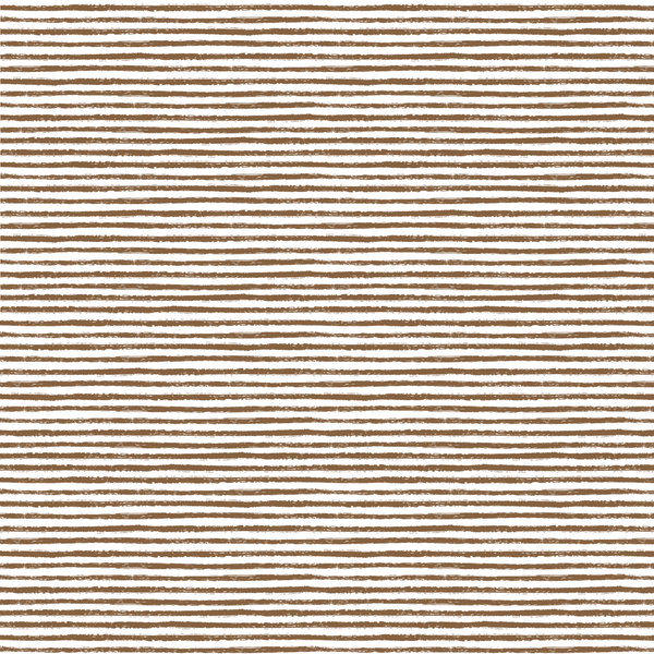Hand Drawn Brush Stripes Fabric - Coffee Bean Brown - ineedfabric.com