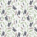 Hand Drawn Coniferous Branches - ineedfabric.com