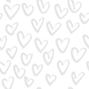 Hand Drawn Hearts Fabric - Platinum - ineedfabric.com