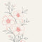 Hand Drawn Linum Flower Fabric Panel - ineedfabric.com