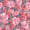 Hand Drawn Rose Peonies - Light Pink - ineedfabric.com