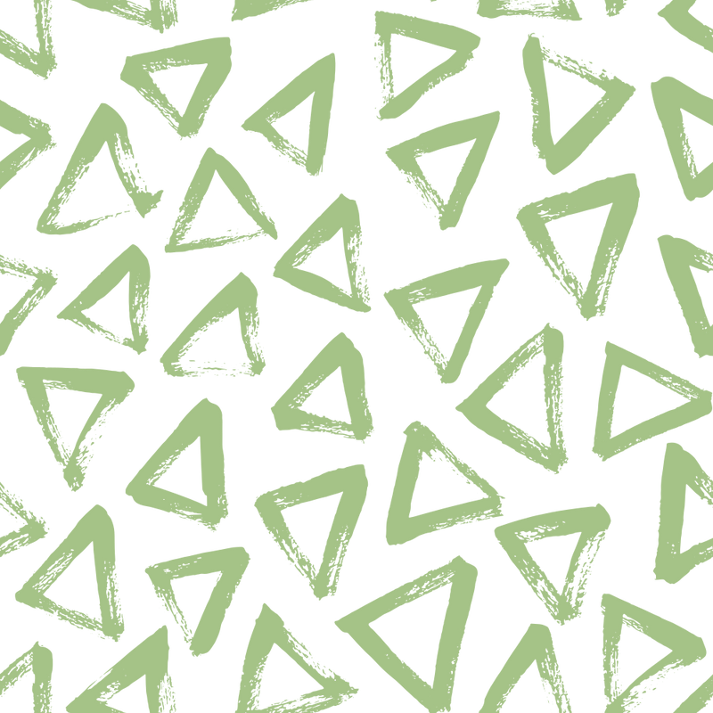 Hand Drawn Triangles Fabric - Pistachio Green - ineedfabric.com