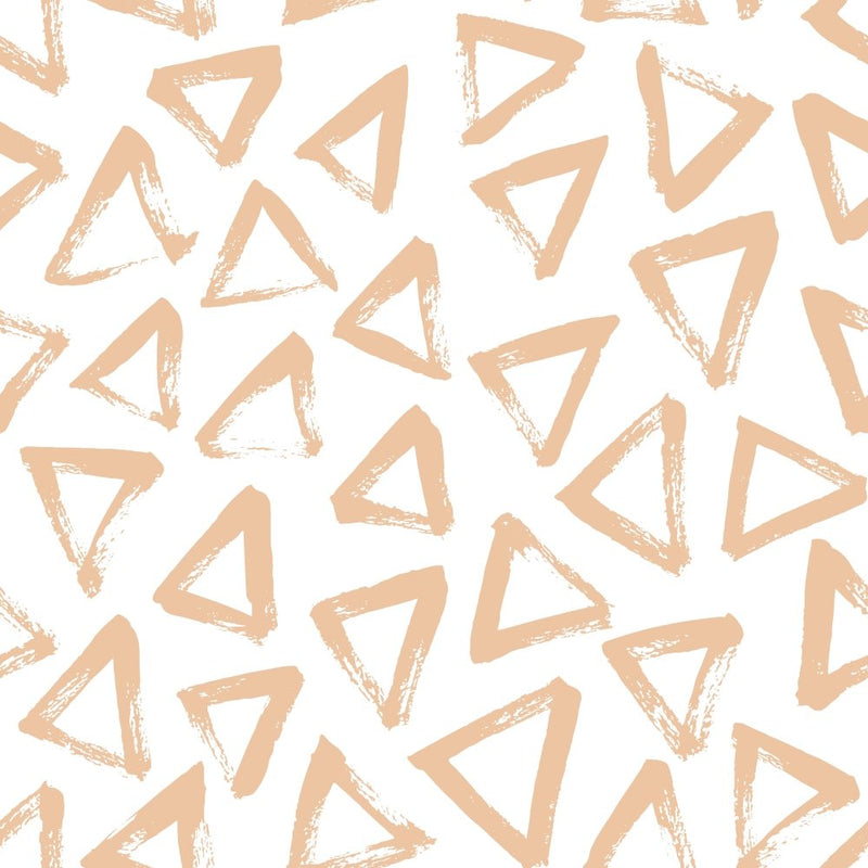 Hand Drawn Triangles Fabric - Tacao - ineedfabric.com