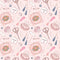 Handmade With Love Fabric - Pink - ineedfabric.com