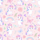Happy Baby Unicorns & Elements Fabric - ineedfabric.com