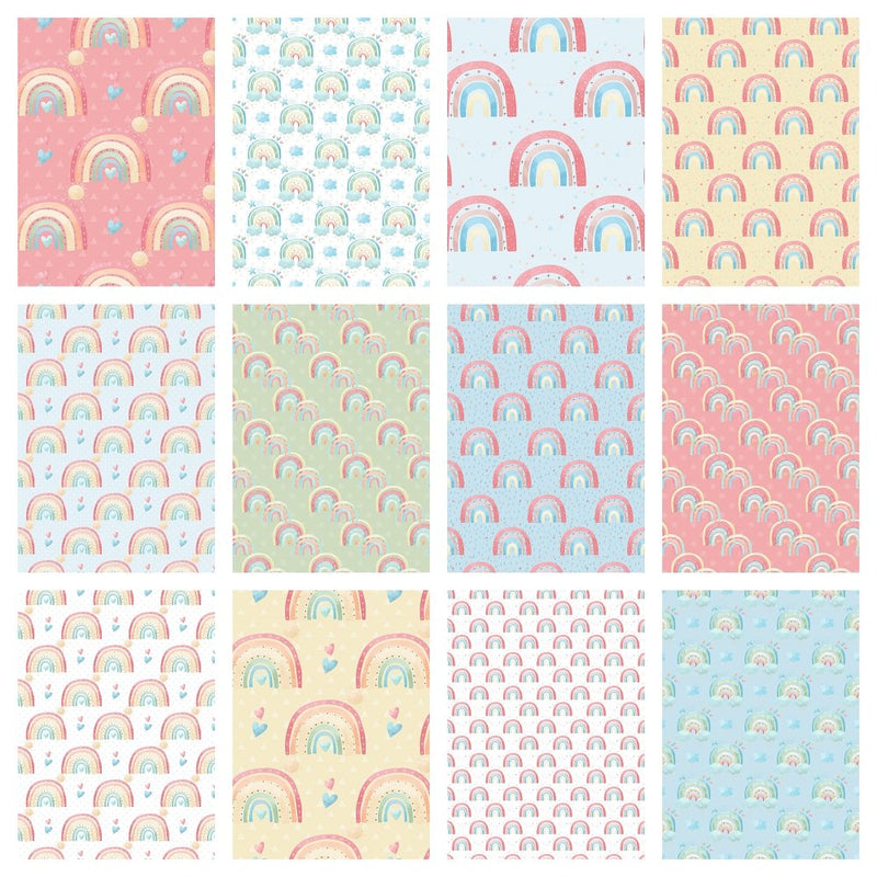 Happy Days Fabric Collection - 1 Yard Bundle - ineedfabric.com