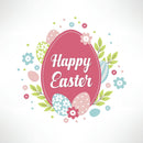 Happy Easter Egg Fabric Panel - ineedfabric.com
