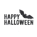 Happy Halloween Flying Bat Fabric Panel - ineedfabric.com