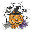 Happy Halloween Scene 4 Fabric - ineedfabric.com