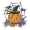 Happy Halloween Scene 4 Fabric - ineedfabric.com