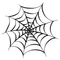Happy Halloween Spider Web Fabric - ineedfabric.com