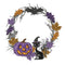 Happy Halloween Wreath Fabric - ineedfabric.com