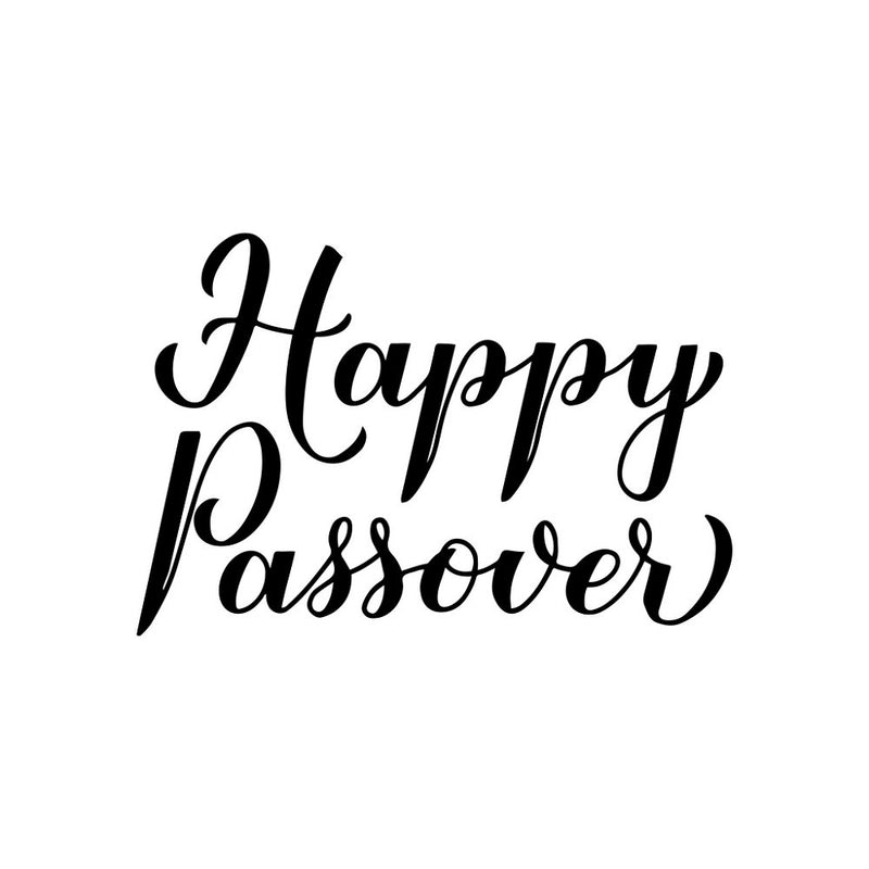 Happy Passover Lettering Fabric Panel - ineedfabric.com