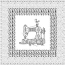 Happy Sewing Machine Wall Hanging/Lap Quilt Kit - 42" x 42" - ineedfabric.com