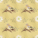 Happy Thanksgiving Birds on Texture Fabric - ineedfabric.com