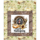 Happy Thanksgiving Mini Wall Hanging 9" x 9" - ineedfabric.com