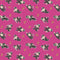 Hasbro, Mr. Monopoly Toss Fabric - Pink - ineedfabric.com