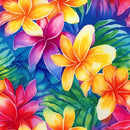 Hawaiian Tiki Luau Pattern 5 Fabric - ineedfabric.com