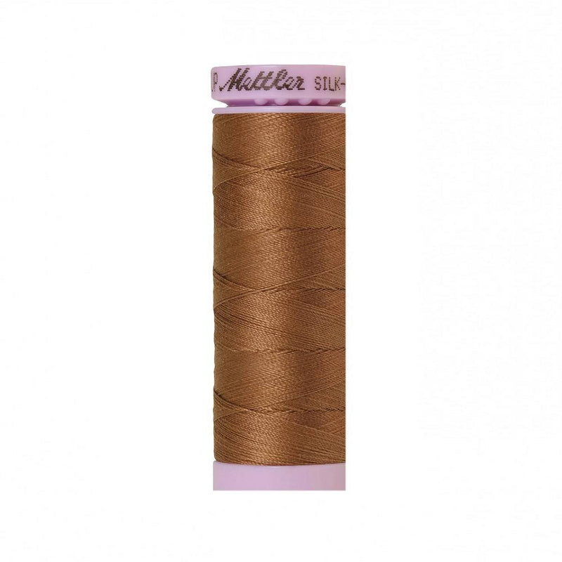 Hazelnut Silk-Finish 50wt Solid Cotton Thread - 164yd - ineedfabric.com