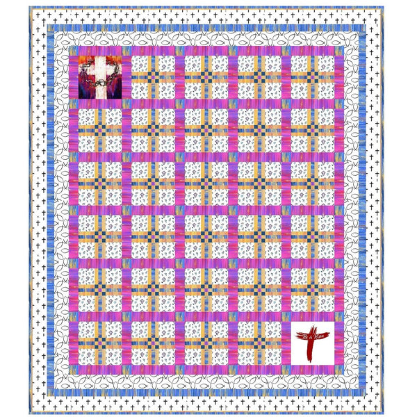 He Is Risen! Easter Quilt - ineedfabric.com