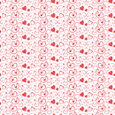 Hearts Fabric - Red - ineedfabric.com