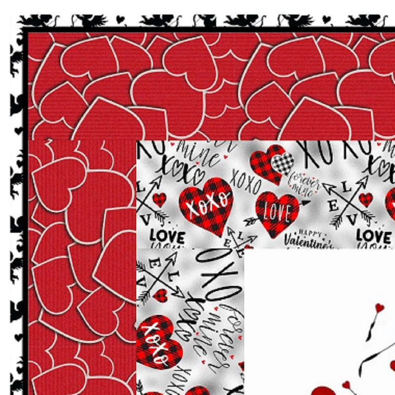 Hearts Overflowing Wall Hanging 42" x 42" - ineedfabric.com