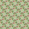 Hedgehogs In The Forest Fabric - Green - ineedfabric.com