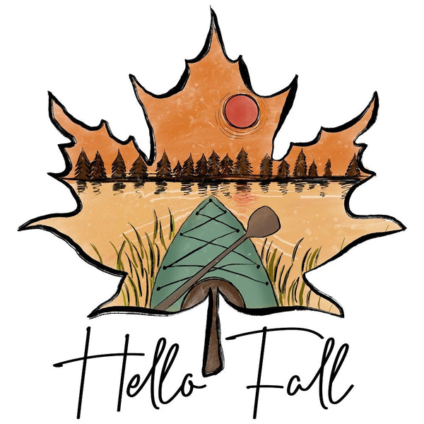 Hello Fall Fabric Panel - ineedfabric.com